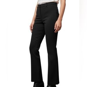 White House Black Market Black Bootcut Ponte Trousers